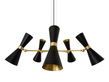 CAIRO 5 Arm - LED chandelier by mullan lighting - view 3